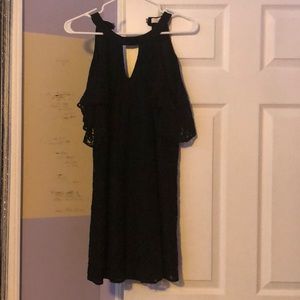 Juniors' SO Black Henley Swing Dress